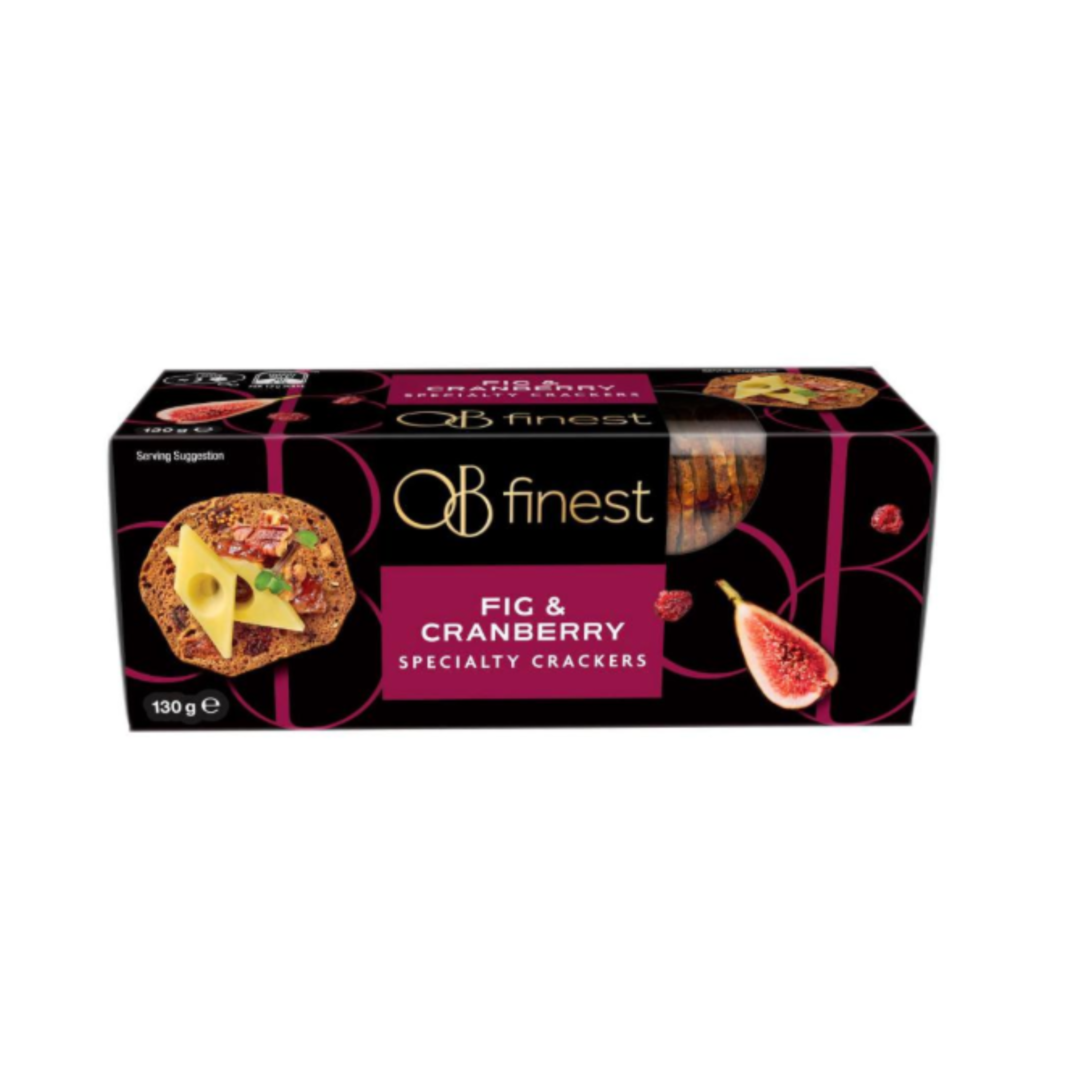 Australian Ob Finest Specialty Crackers Fig & Cranberry