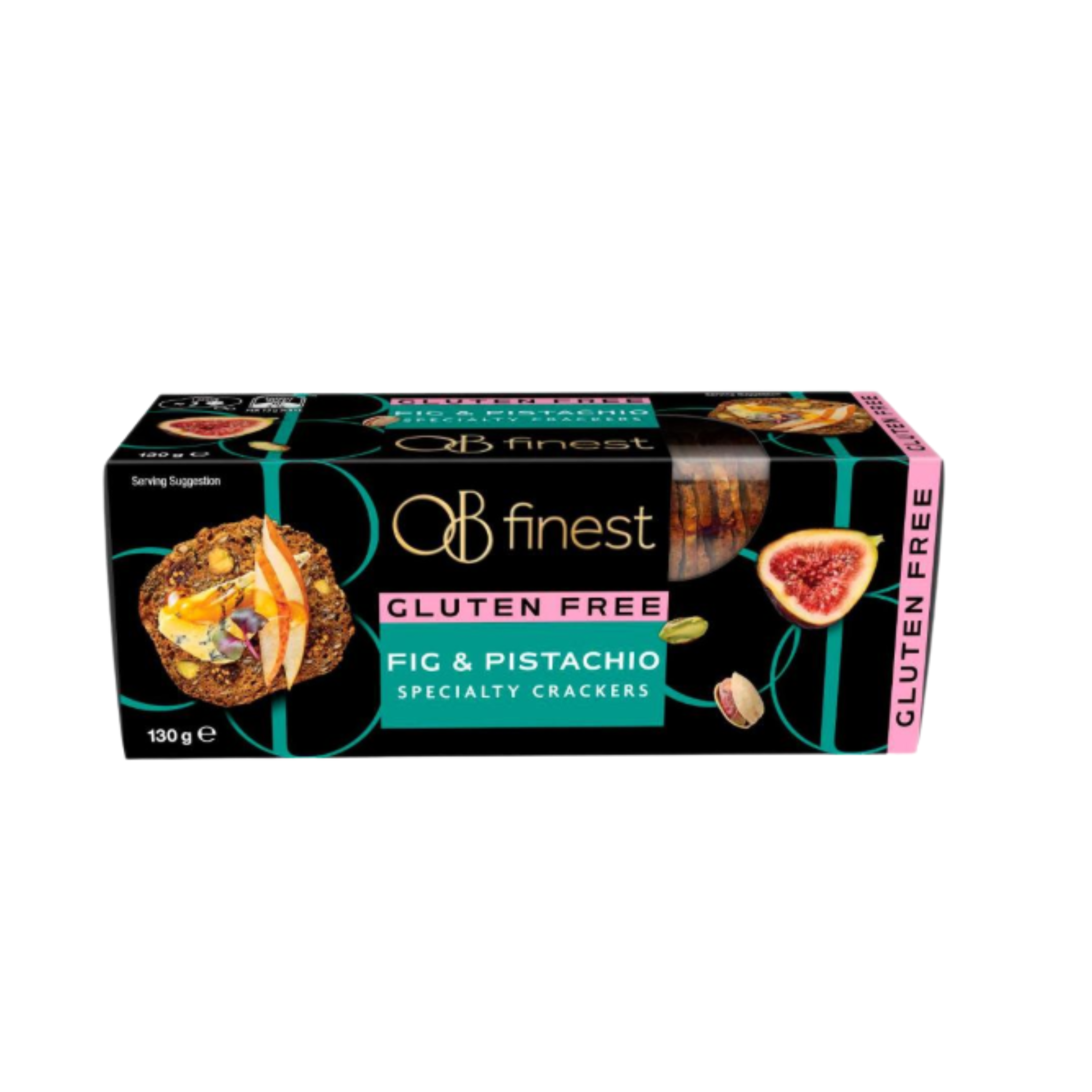 Australian OB Finest Gluten Free Speciality Crackers Pistachio & Fig