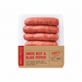 Australian Small Batch Angus Beef And Black Pepper Premium Sausages 