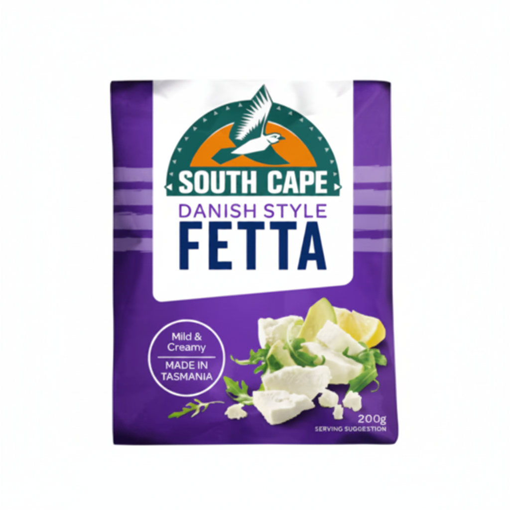 Australian South Cape Tasmanian Fetta Danish Style 200g