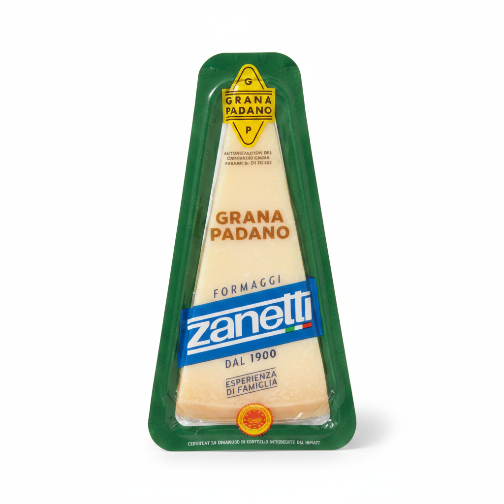 Italian Zanetti Grana Padano Cheese 200g